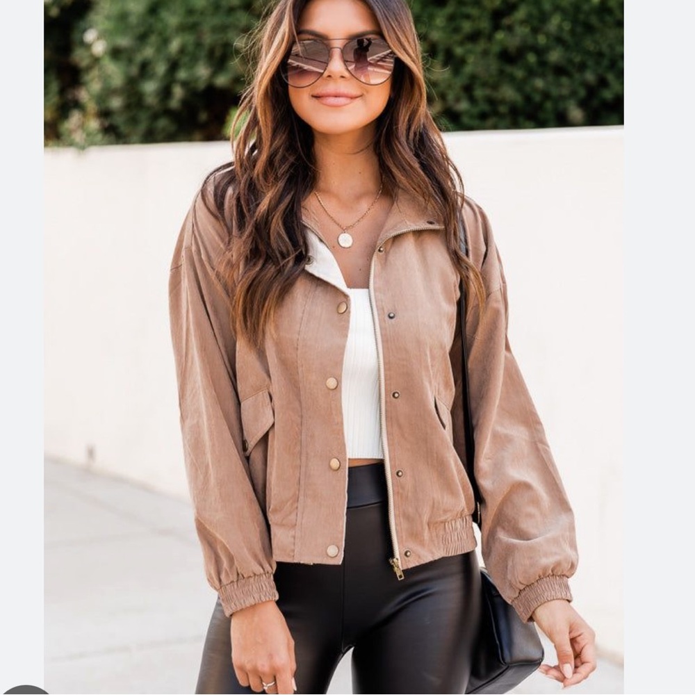 Pink Lily Women's Brown Jacket